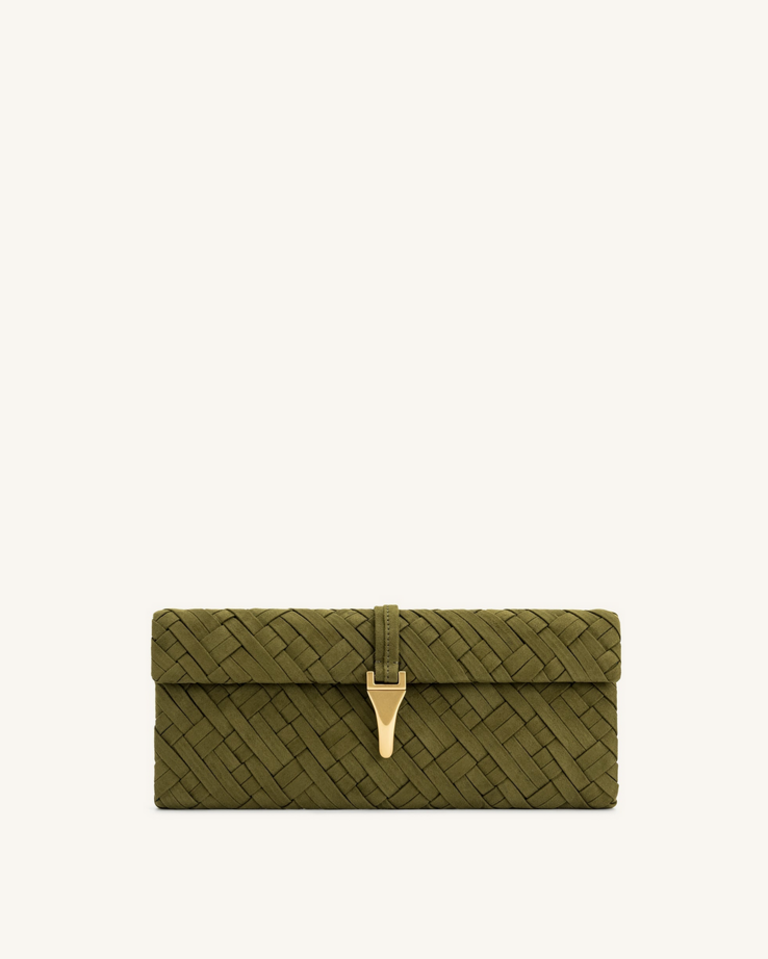 JW PEI ZARIA WOVEN CLUTCH