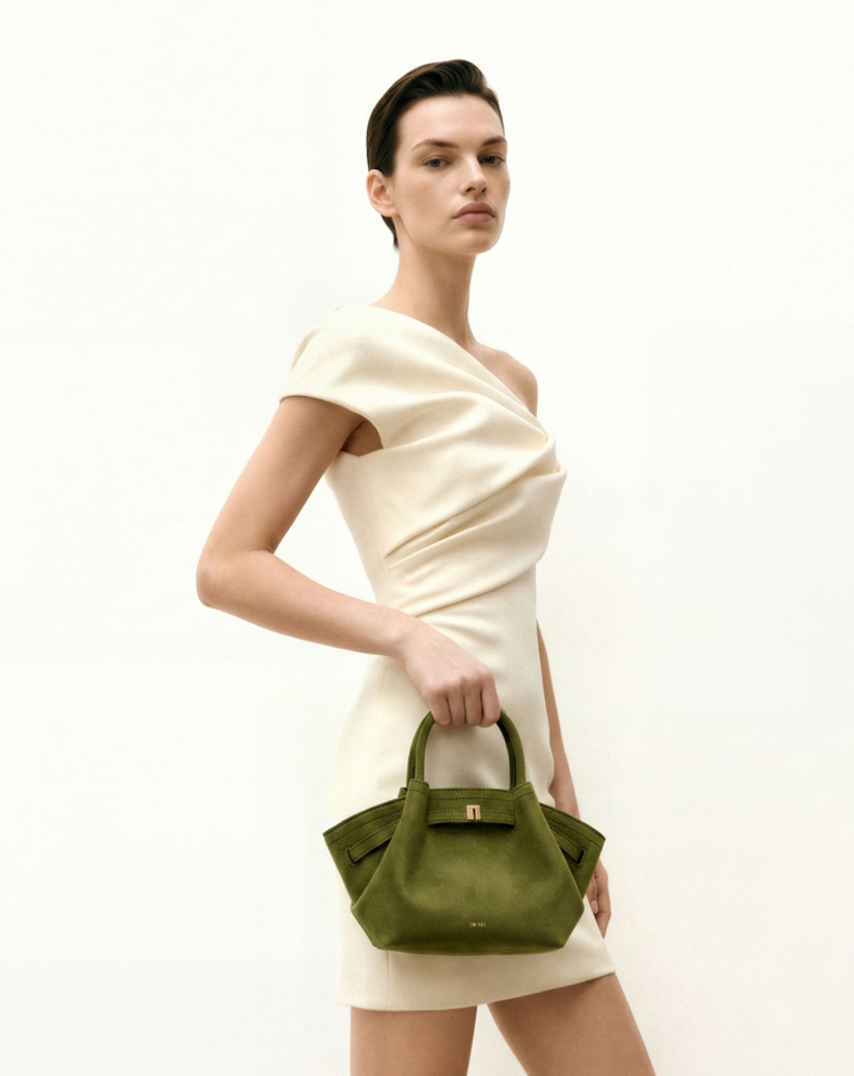 JW PEI HANA MINI FAUX SUEDE TOTE BAG