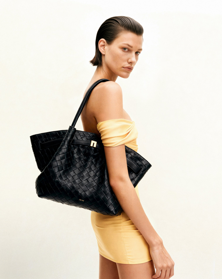 JW PEI HANA MEDIUM WEAVE TEXTURE BAG