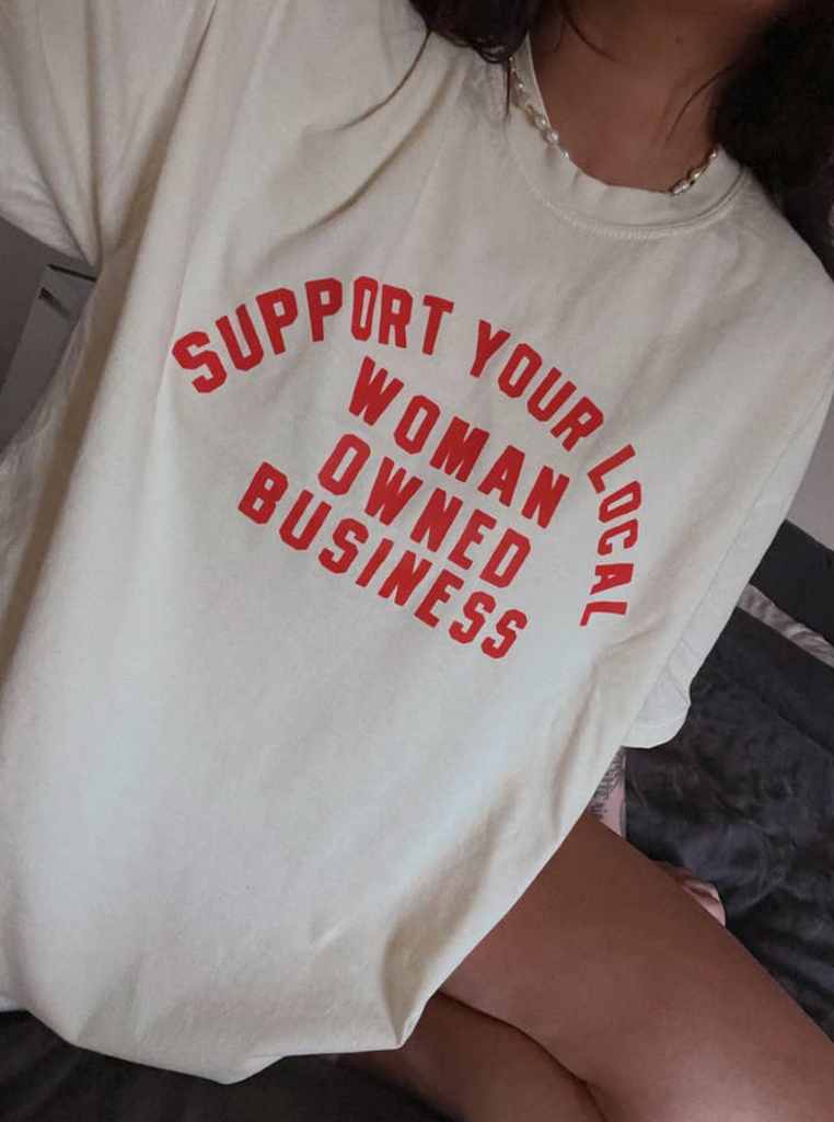WE THE BABES SUPPORT LOCAL GRAPHIC TEE