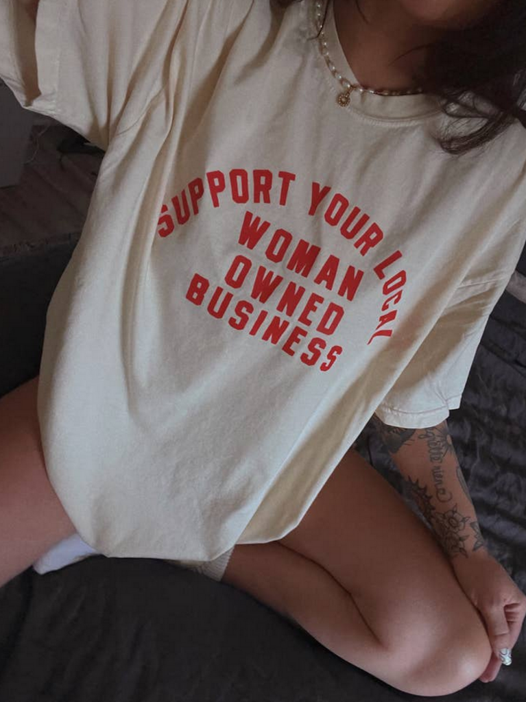 WE THE BABES SUPPORT LOCAL GRAPHIC TEE
