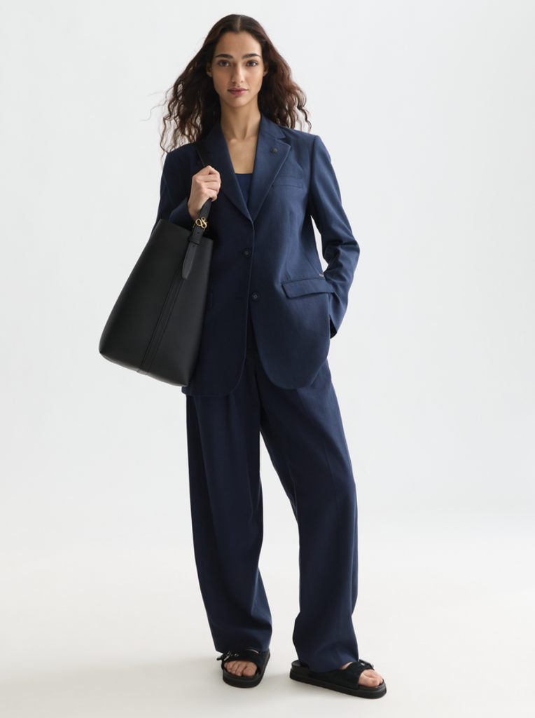 SCOTCH & SODA GABARDINE RELAXED SINGLE BREASTED JACKET