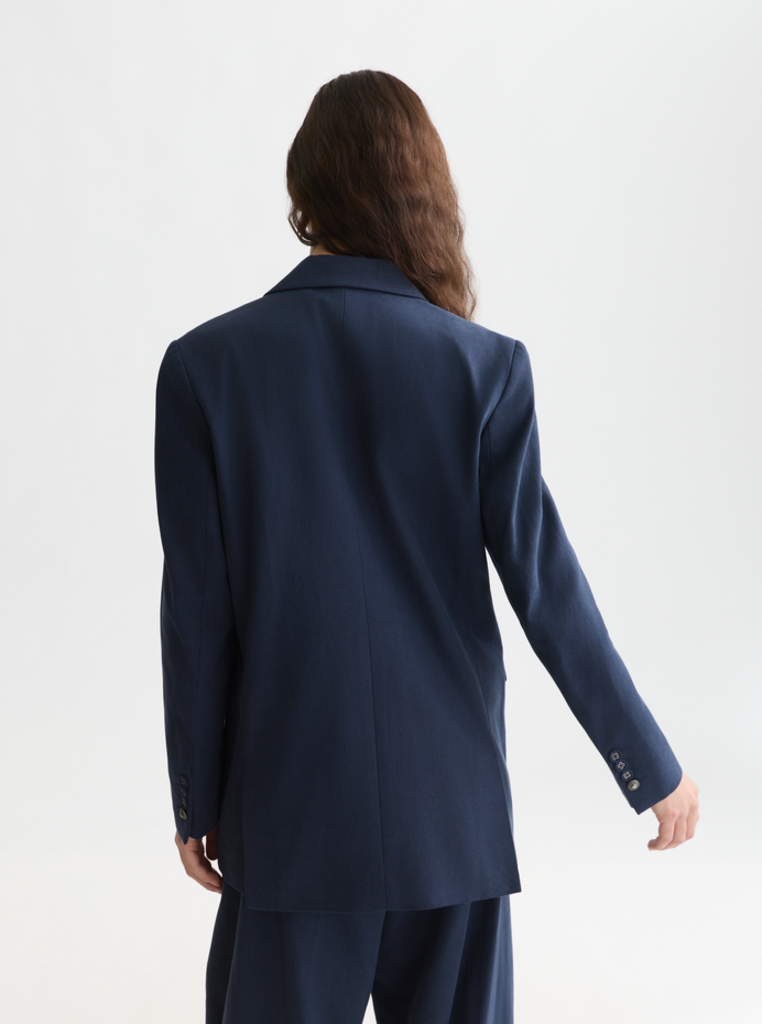 SCOTCH & SODA GABARDINE RELAXED SINGLE BREASTED JACKET
