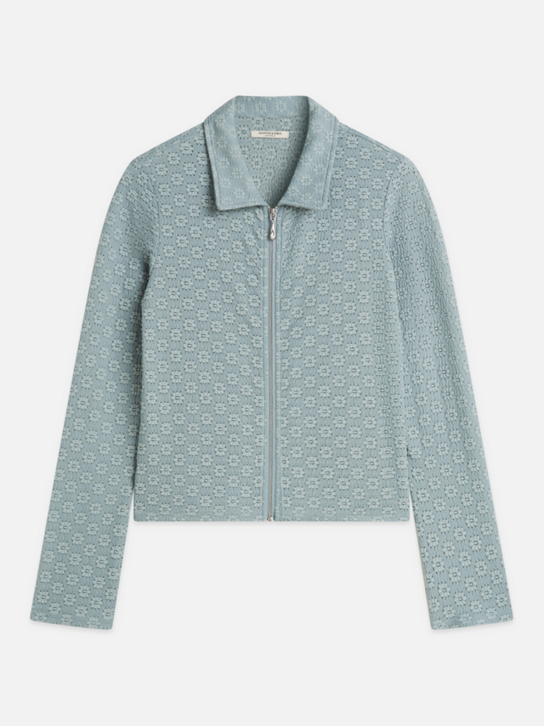 SCOTCH & SODA OPEN STRUCTURE ZIPPED L/S