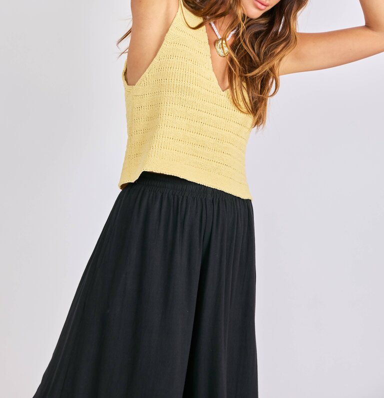 SAGE THE LABEL PINEAPPLE SWEATER TANK