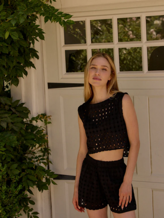 SUNDAY RITUAL LUCIA EYELET SHORTS