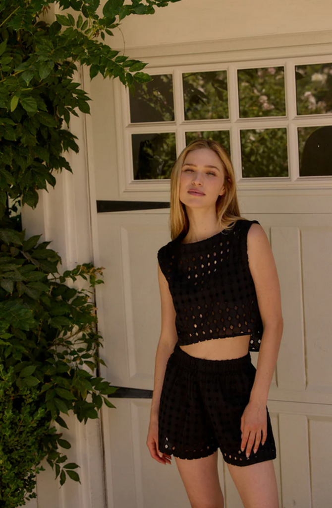 SUNDAY RITUAL LUCIA EYELET SHORTS