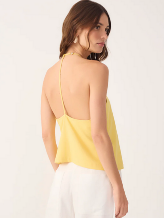DRESS TO OPEN BACK LINEN BLOUSE