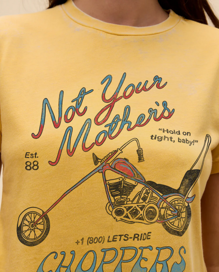 DAYDREAMER NOT YOUR MOTHER'S CHOPPERS BURNOUT TEE