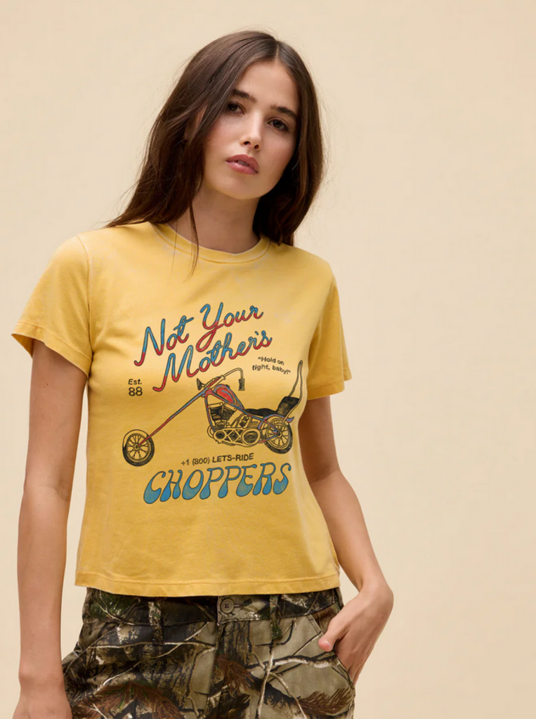 DAYDREAMER NOT YOUR MOTHER'S CHOPPERS BURNOUT TEE