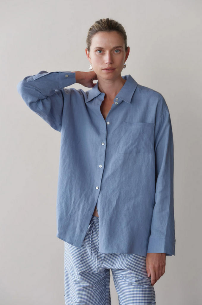 DONNI THE LINEN RELAXED SHIRT
