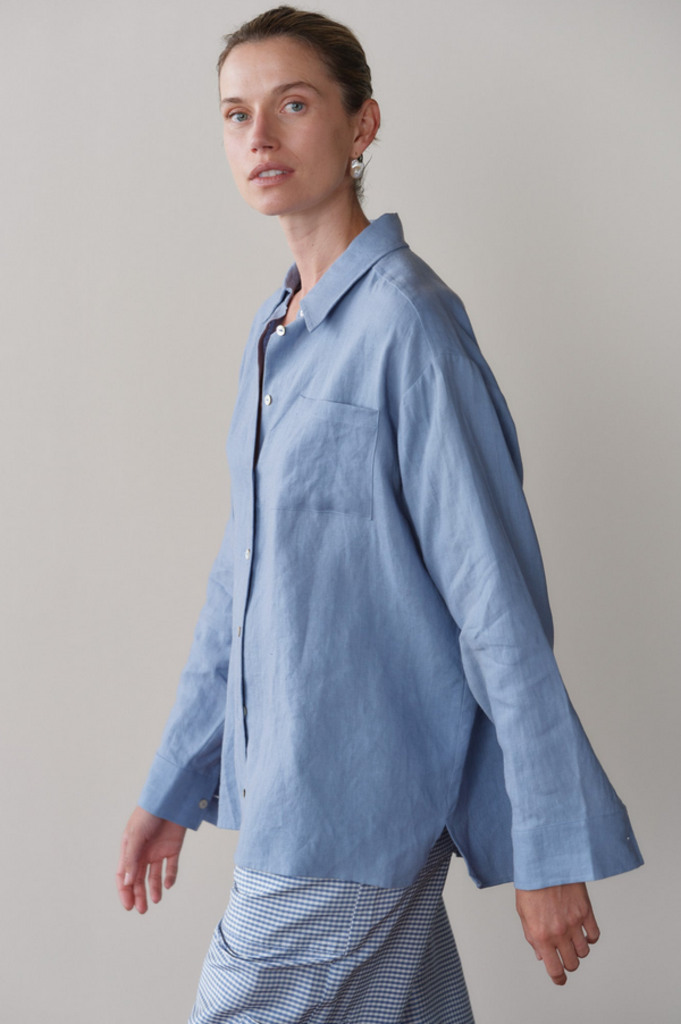 DONNI THE LINEN RELAXED SHIRT