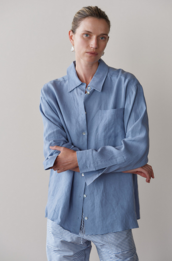 DONNI THE LINEN RELAXED SHIRT