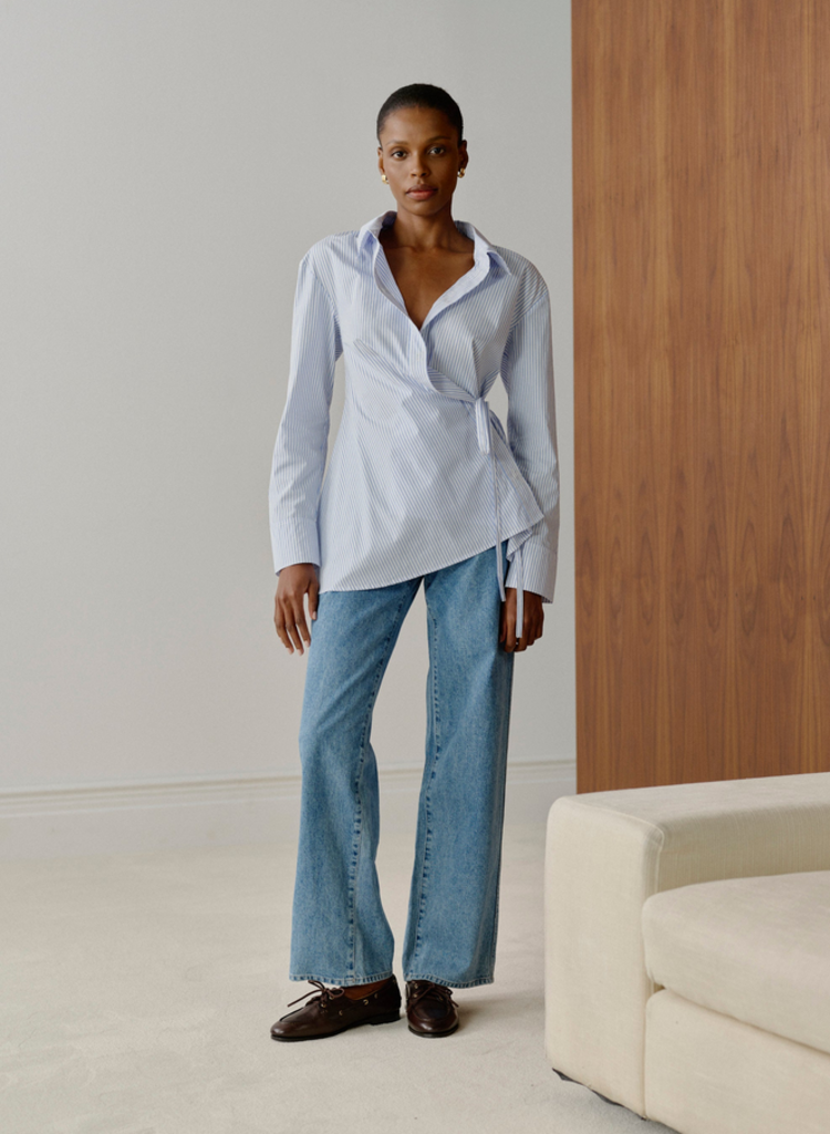DL1961 AGNES WRAP SHIRT