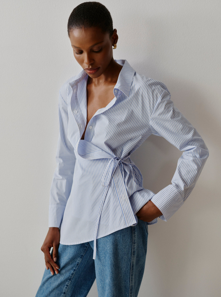 DL1961 AGNES WRAP SHIRT
