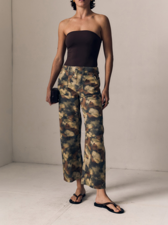 LE JEAN UTILITY SOFT BARREL MID RISE