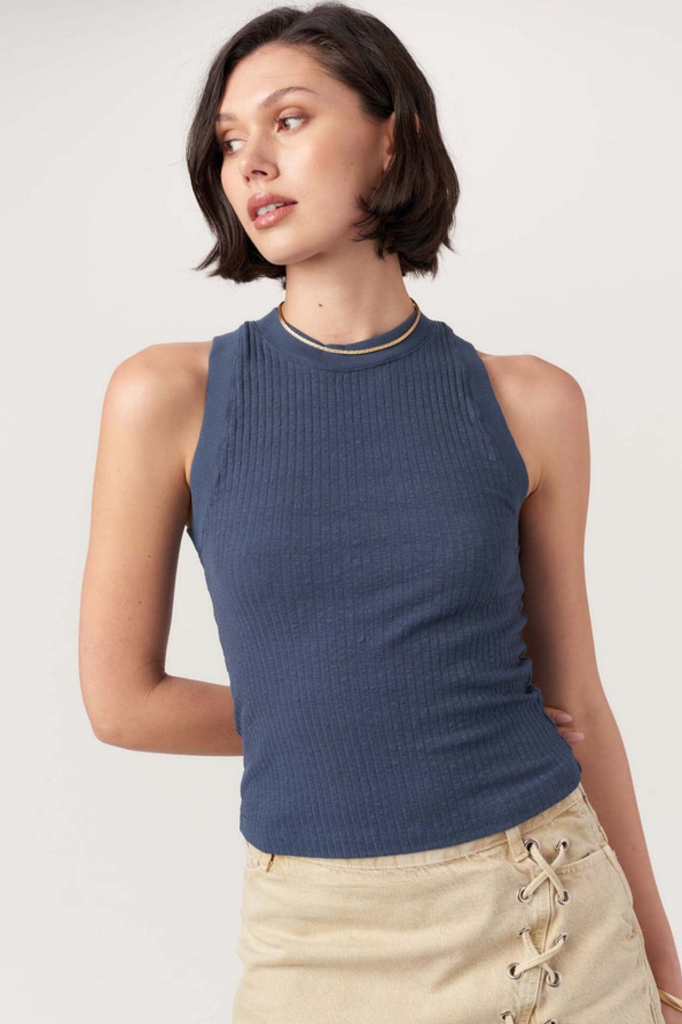 PROJECT SOCIAL T PLAYER RACERBACK RIB TANK