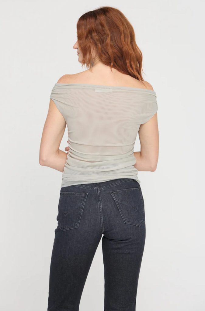 PROJECT SOCIAL T CRETE LAYERED MERROW EDGE MESH TEE