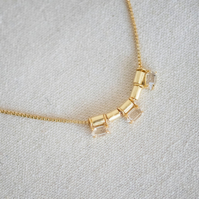 WEST NATIVE DINAH HERKIMER NECKLACE