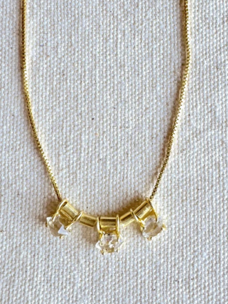 WEST NATIVE DINAH HERKIMER NECKLACE