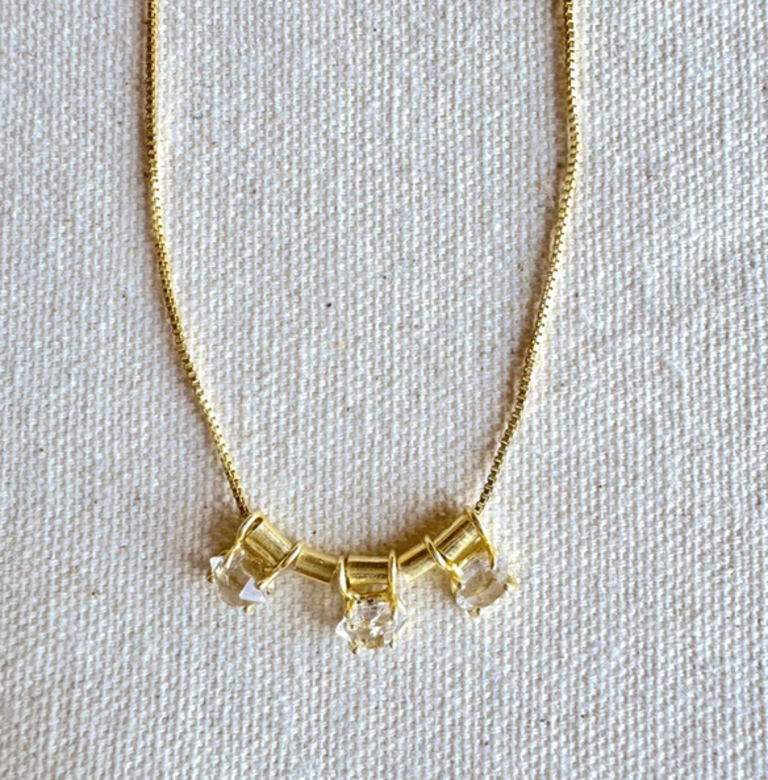 WEST NATIVE DINAH HERKIMER NECKLACE