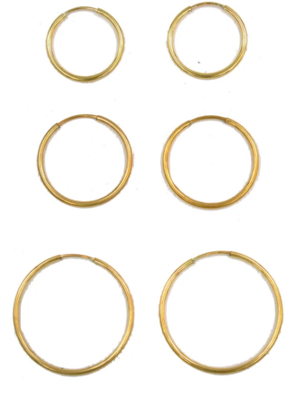 PARADIGM GOLD FILL ENDLESS HOOPS