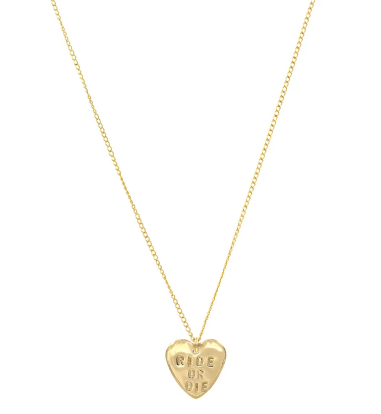 PARADIGM RIDE OR DIE HEART NECKLACE
