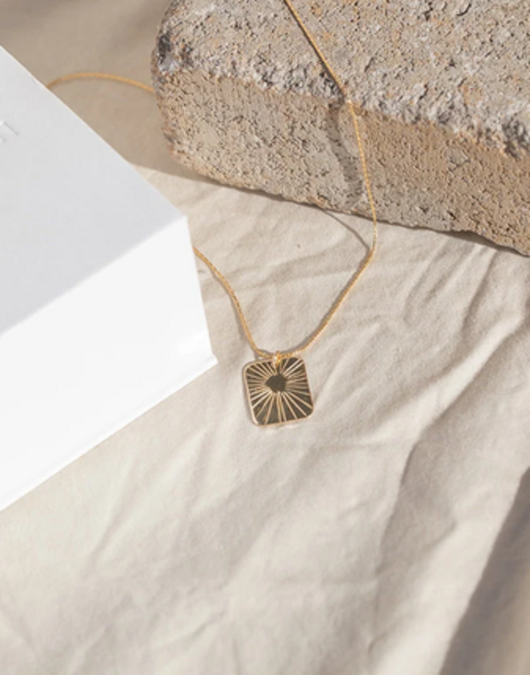 PARADIGM SMALL RECTANGLE GLOW NECKLACE