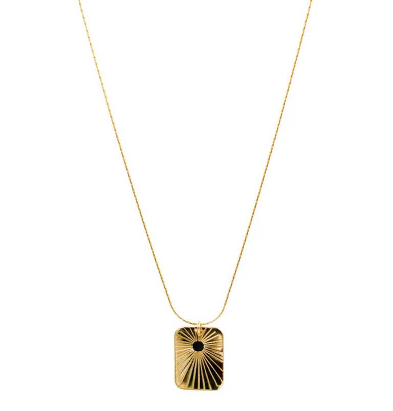 PARADIGM SMALL RECTANGLE GLOW NECKLACE