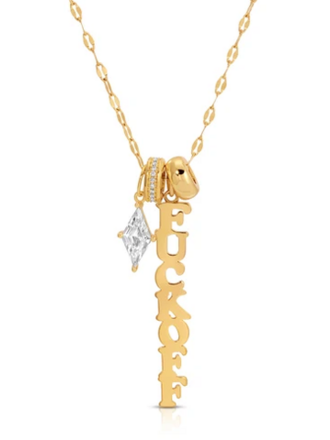 JURATE LA UNBOTHERED CHARM NECKLACE