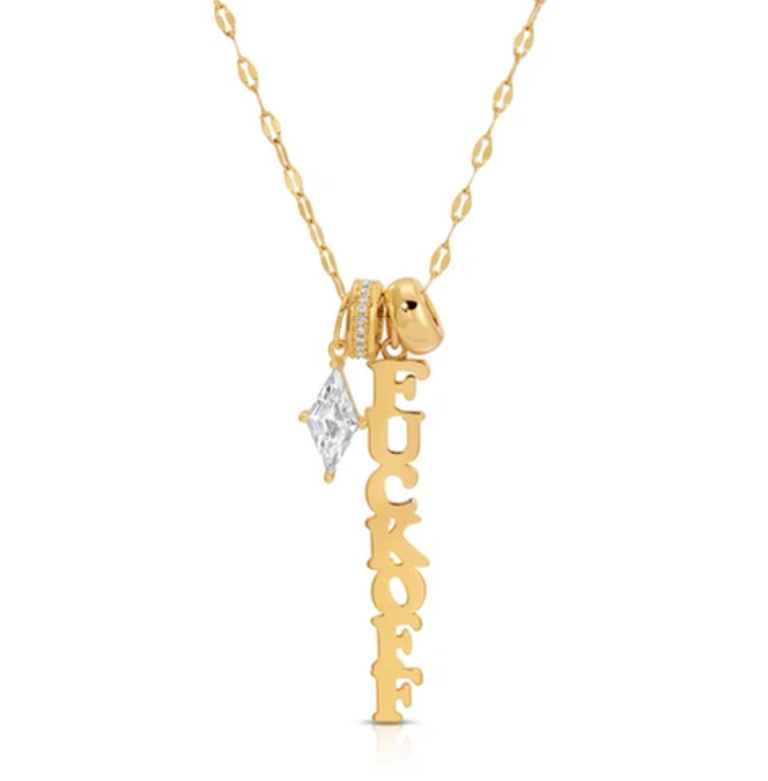 JURATE LA UNBOTHERED CHARM NECKLACE