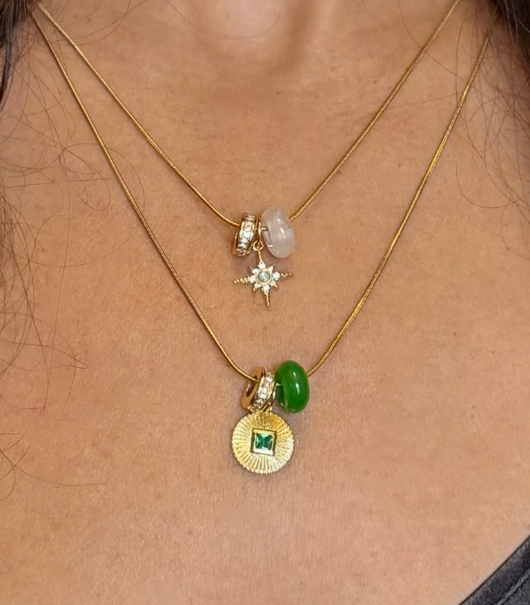 JURATE LA GLEAM CHARM NECKLACE