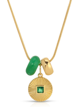 JURATE LA GLEAM CHARM NECKLACE