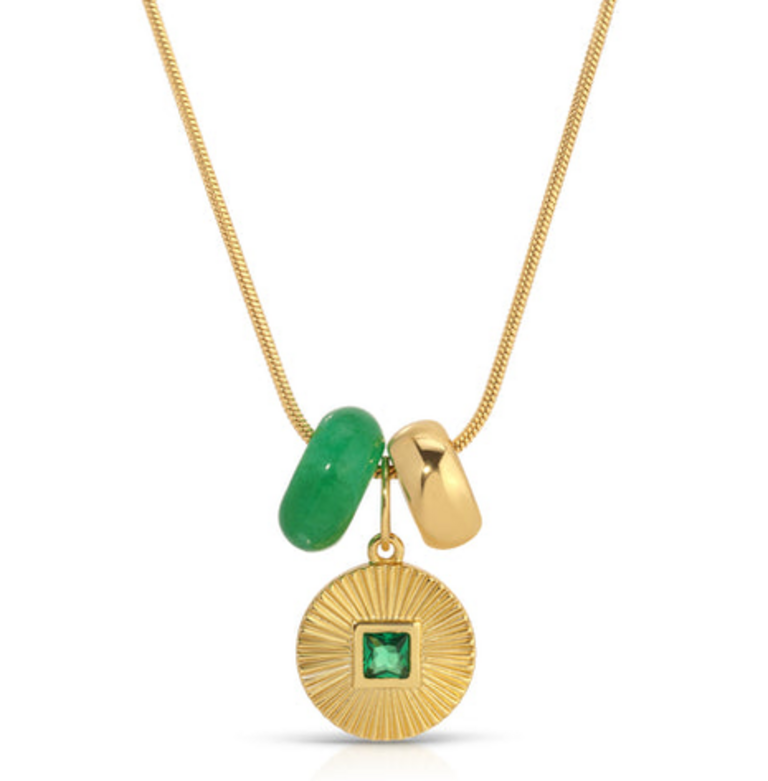 JURATE LA GLEAM CHARM NECKLACE