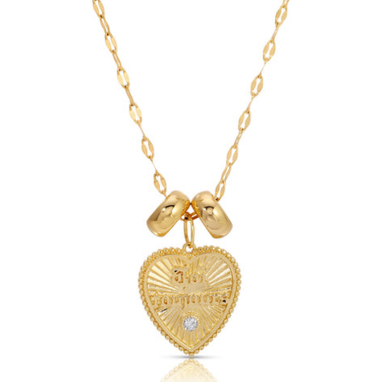 JURATE LA LOVE NOTE CHARM NECKLACE