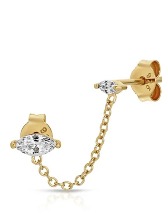 JURATE LA AMANI DOUBLE PIERCING EARRING