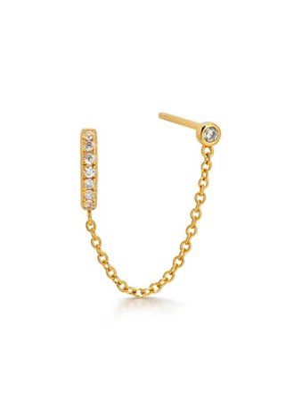 JURATE LA LOVE & MAGIC DOUBLE PIERCING EARRING