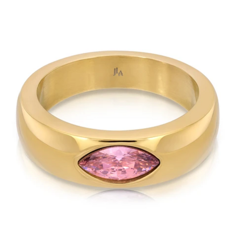JURATE LA FALLON PINK SPINEL RING