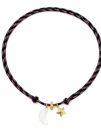 JURATE LA NIGHT SWIM PARACORD CHARM NECKLACE