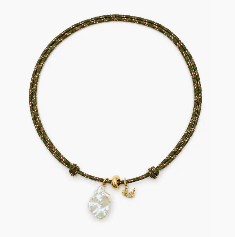 JURATE LA HIGH TIDE PARACORD CHARM NECKLACE