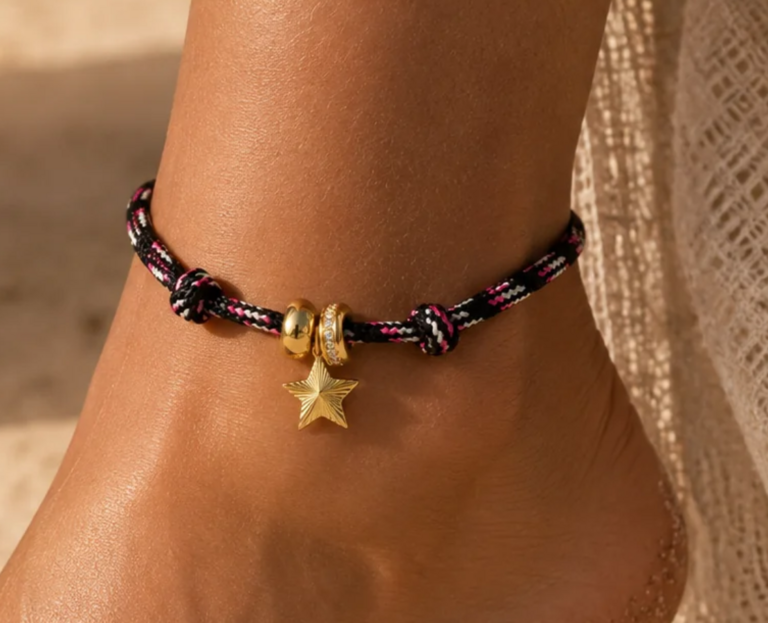 JURATE LA DEEP END PARACORD CHARM BRACELET