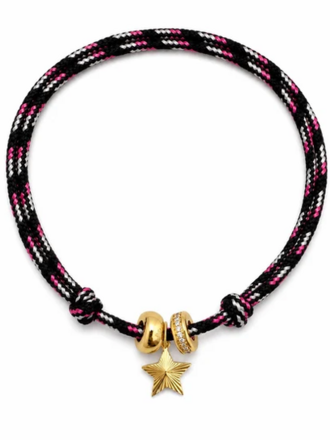 JURATE LA DEEP END PARACORD CHARM BRACELET