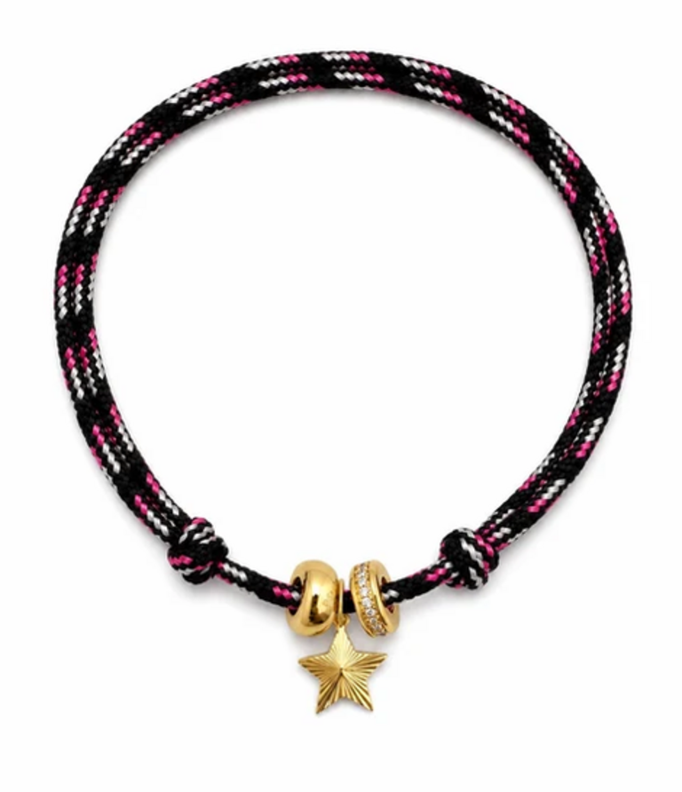 JURATE LA DEEP END PARACORD CHARM BRACELET