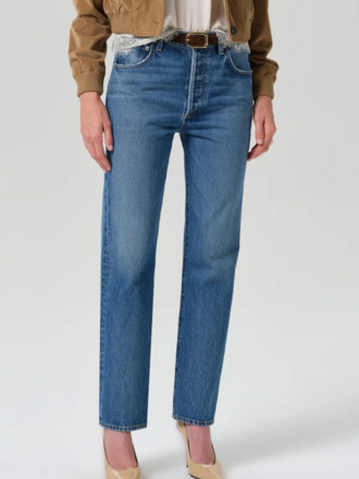 CITIZENS OF HUMANITY 90S FRENCH HIGH RISE STRAIGHT JEAN