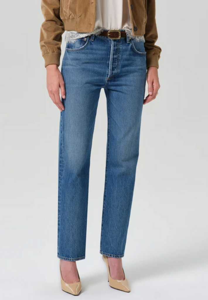 CITIZENS OF HUMANITY 90S FRENCH HIGH RISE STRAIGHT JEAN