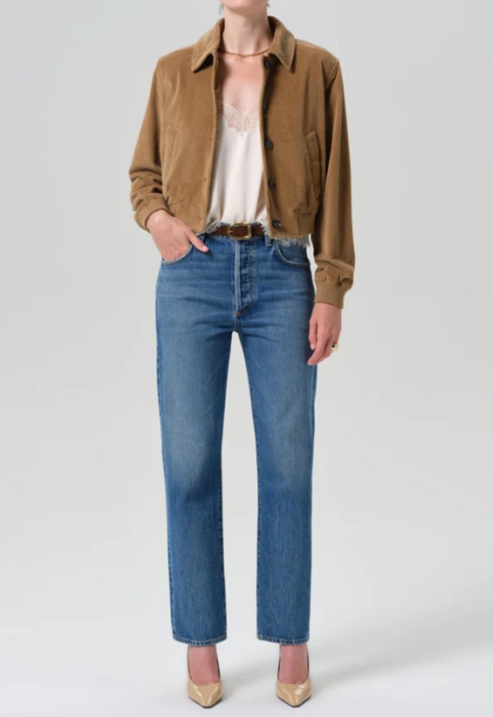 CITIZENS OF HUMANITY 90S FRENCH HIGH RISE STRAIGHT JEAN