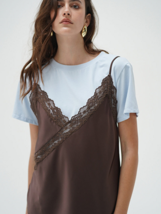 LNA ROWAN CAMI LAYER TEE