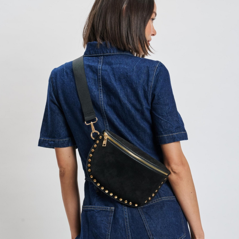 MODA LUXE GIZELLE SUEDE BELT BAG