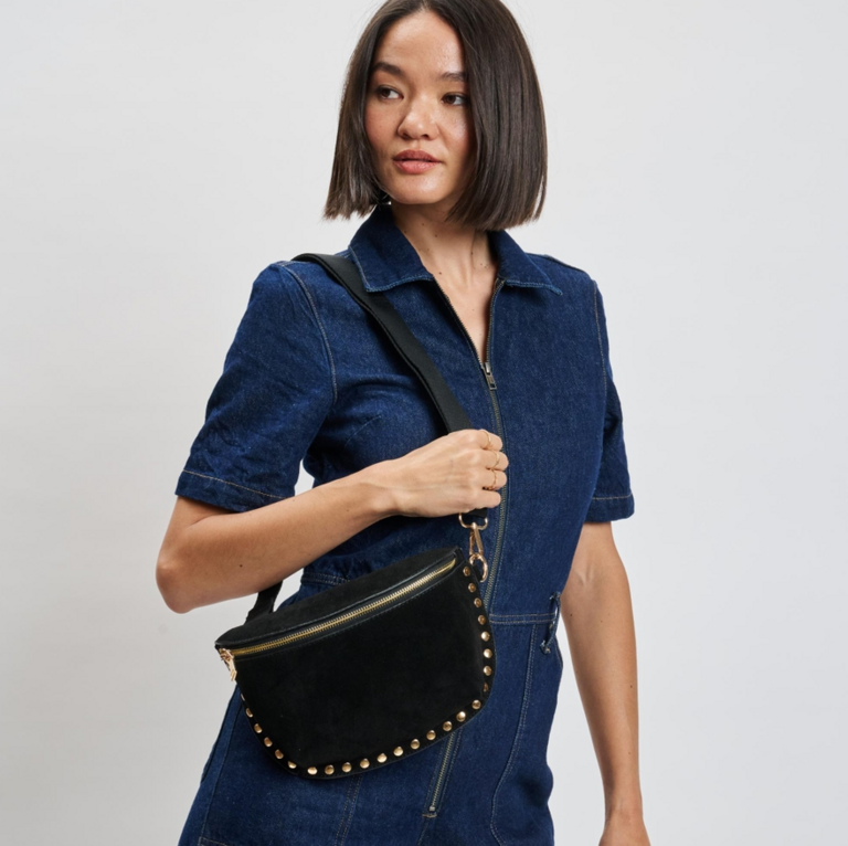 MODA LUXE GIZELLE SUEDE BELT BAG