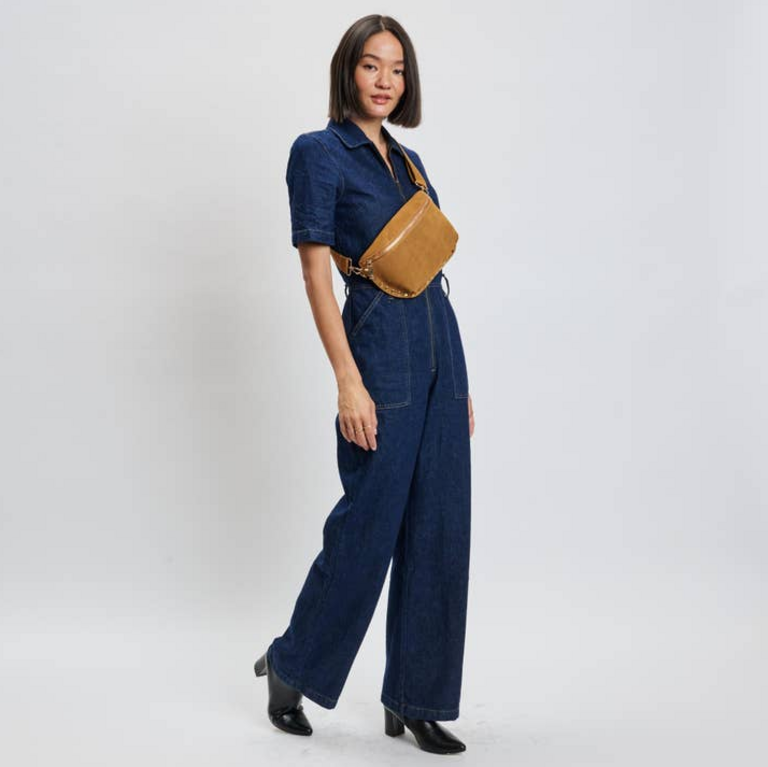 MODA LUXE GIZELLE SUEDE BELT BAG